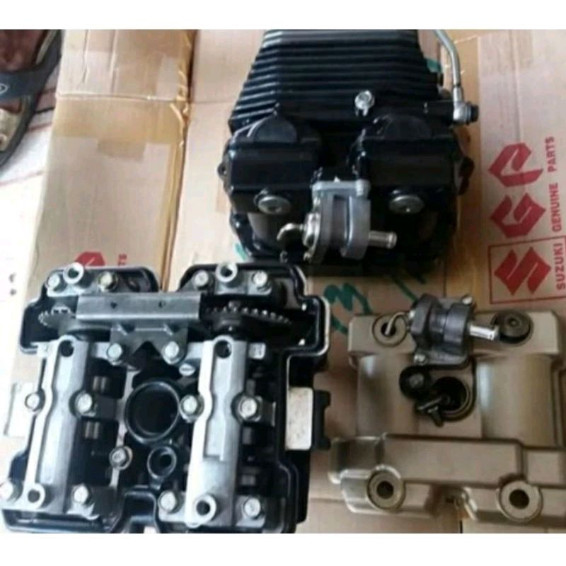 Blok kop head + Boring satria fu fulset tinggal pasang,