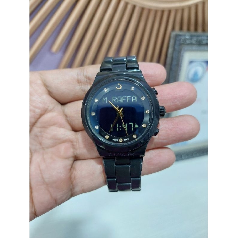 Jam Tangan Pria Al Fajr WB-20 Hitam