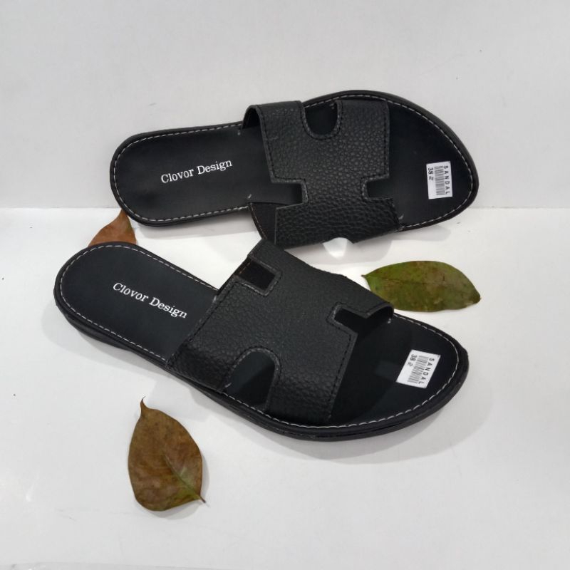Sandal Wanita Flat Sandal Slide Model kopkop Sol Karet