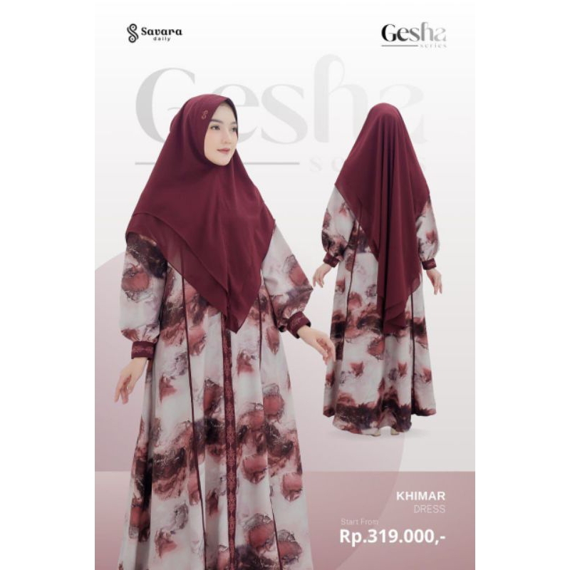 Gesha set khimar by Savara
