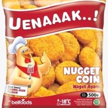 

Belfoods naget coin 500g