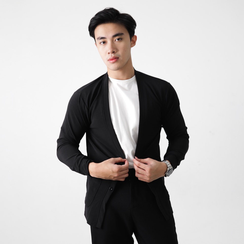 Promo MSMO Dustin Cardigan Pria / Outer Cowo / Jaket Cowo / Cardigan Knit / Cardigan Korea