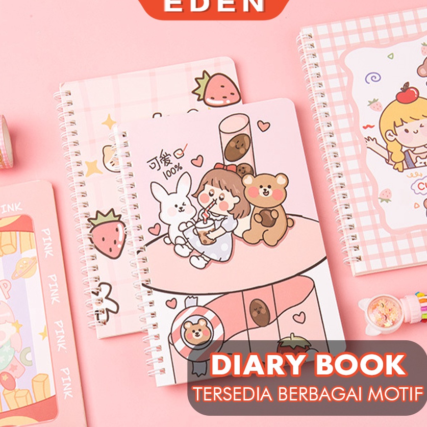 

Terkini Diary Book Motif Karakter / Catatan Harian Kecil NoteBook Ukuran A5 Berbagai Motif Karakter Ready Stock