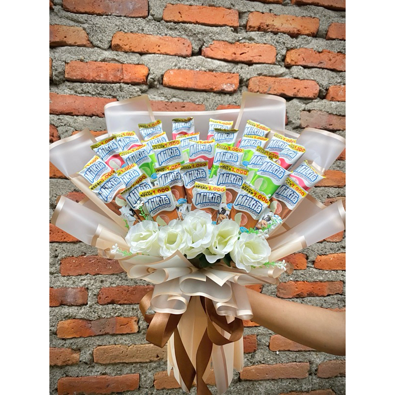 

Buket permen murah / buket permen premium
