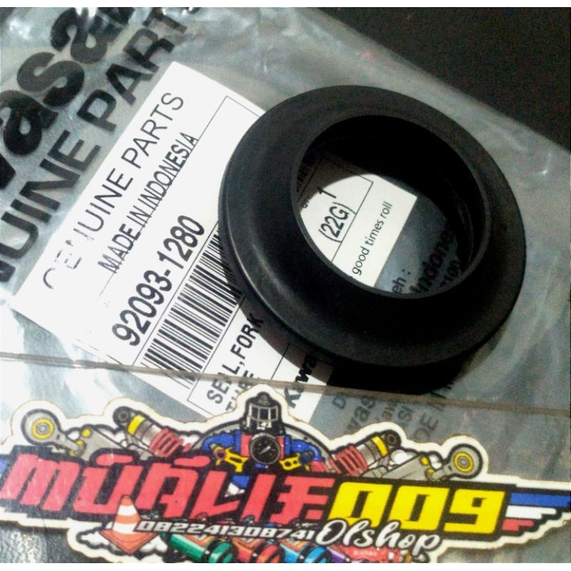 tutup seal sil debu shock depan ninja r rr ss original kawasaki seal sil shock depan ninja