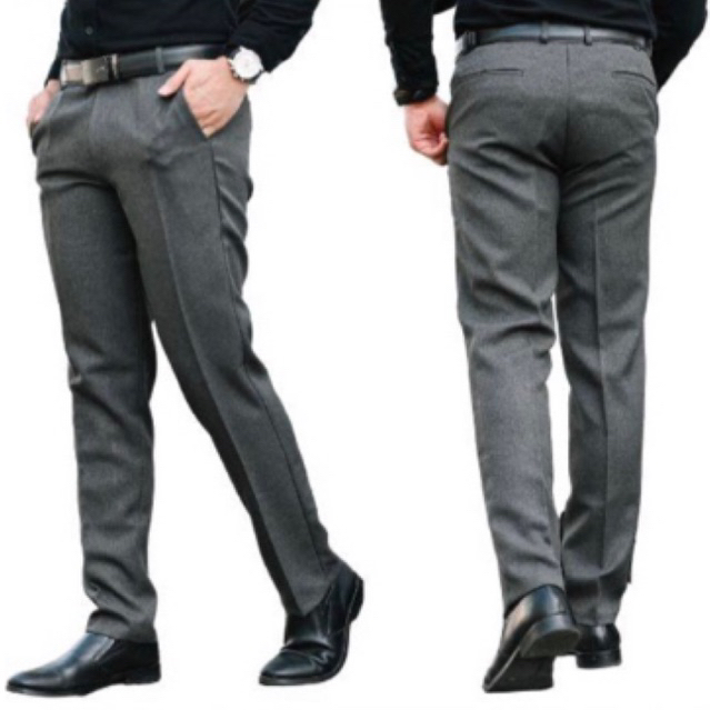Celana bahan pria/celana bahan/celana bahan pria slim fit/celana bahan hitam pria/celana bahan hitam