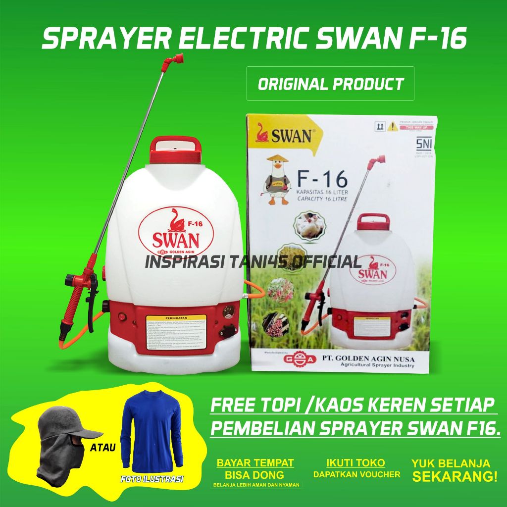 Sprayer Elektrik Swan F 16/Tangki Sprayer Elektrik Swan F16/Sprayer Swan F16/Tangki SWAN F16