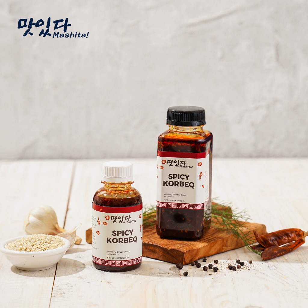 

SPICY KORBEQ MARINATING SAUCE - MASHITA SAUCE