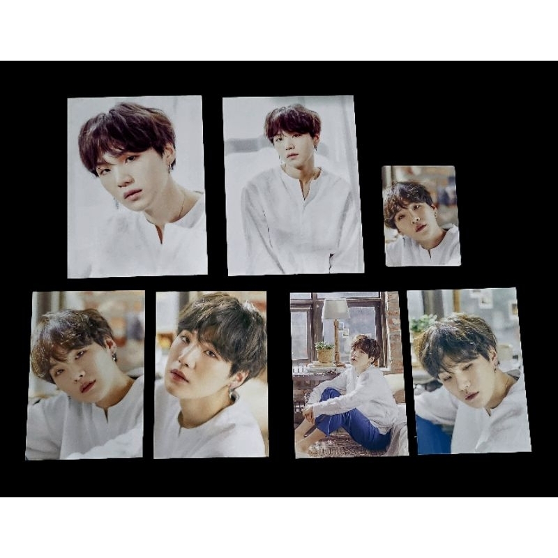 (READY) BTS SUGA yoongi oneul book clipboard postcard pc set