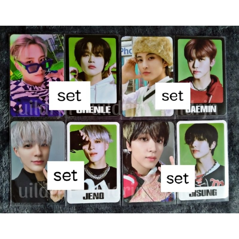 pc trading card agit tc istj r1 r2 (mark,jeno, haechan, jaemin, chenle,jisung)