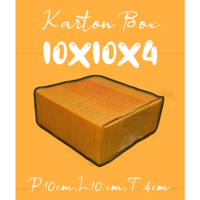 

KARTONBOX 10X10X4 (KARDUS MINI/KARDUS MURAH/KARDUS PACKING)