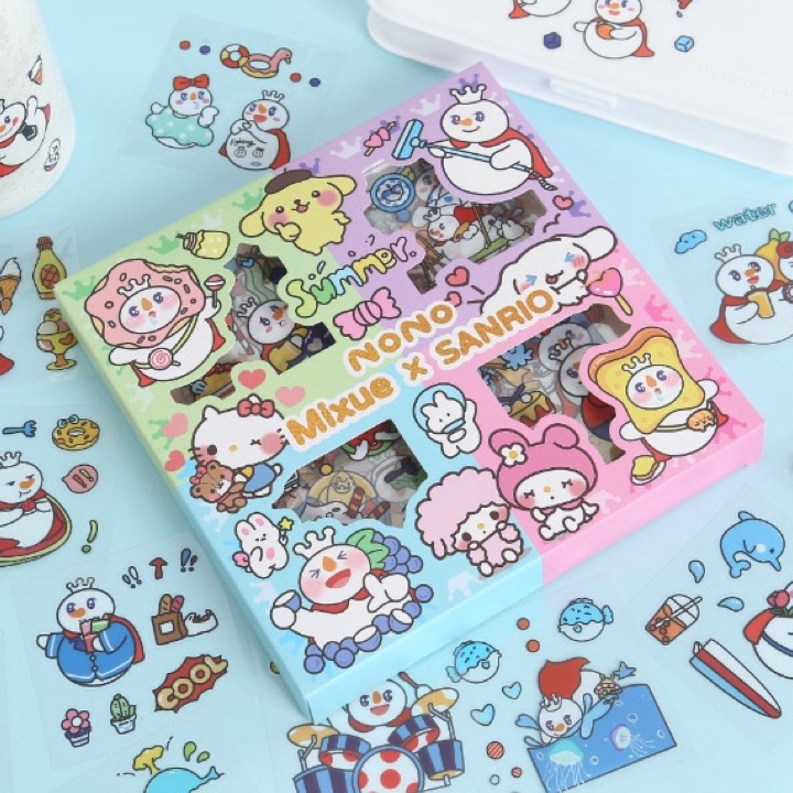 

Murah Aneka Stiker mixue isi 100 & momo , Waterproof Sticker Tumblr Lucu Kartun Korea Dekorasi Hiasan Scrapbook DIY