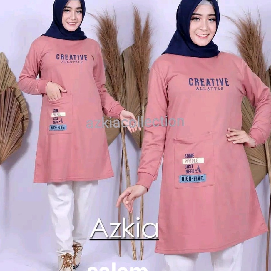 MODEL EZY188 KAOS TUNIK WANITA TERBARU