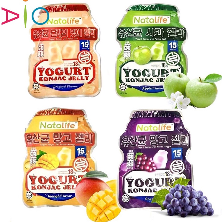 

Terkini Natalife Yogurt Konjac Jelly | Yogurt Konjac Jeli 乳酸菌蒟蒻 (20g x 15pcs) ➮➟✤