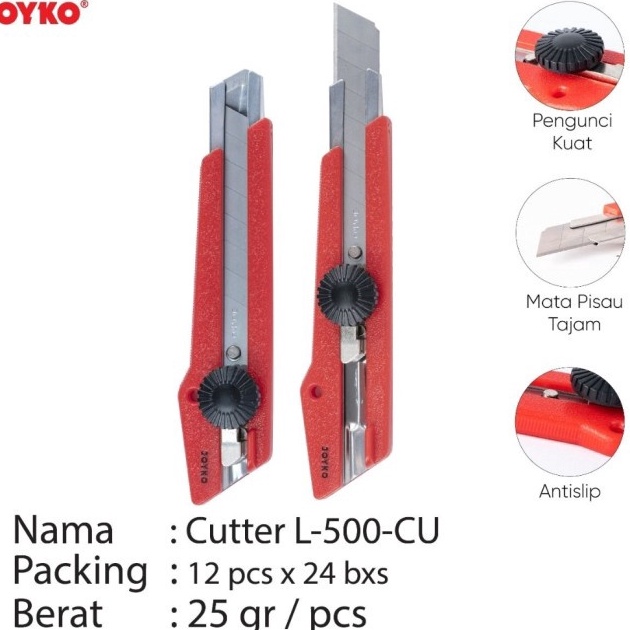 

Ready Stok [PAM] Cutter Joyko L-500-CU (pcs) Bestseller