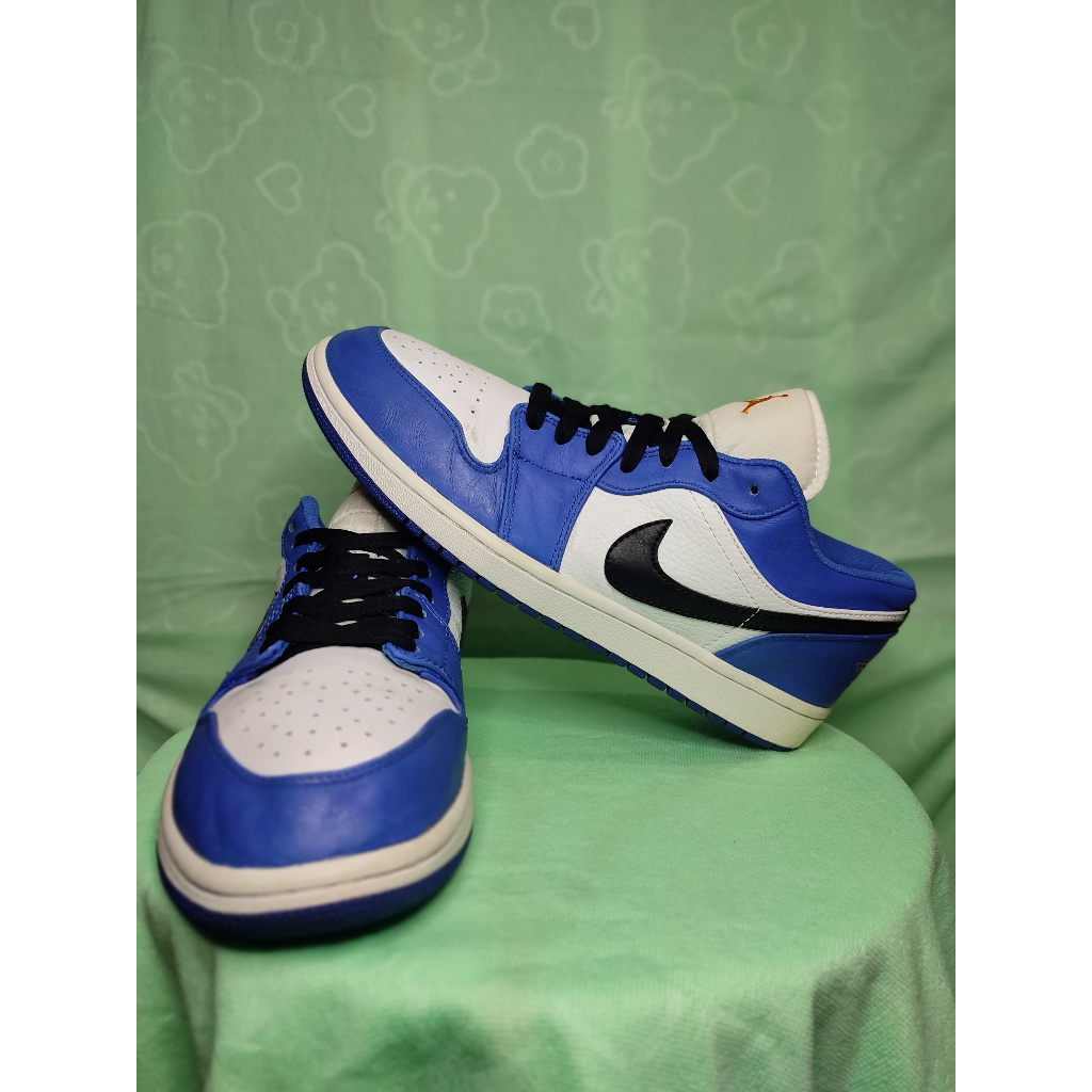 Nike Air Jordan 1 Low Hyper Royal Orange Peel (45)