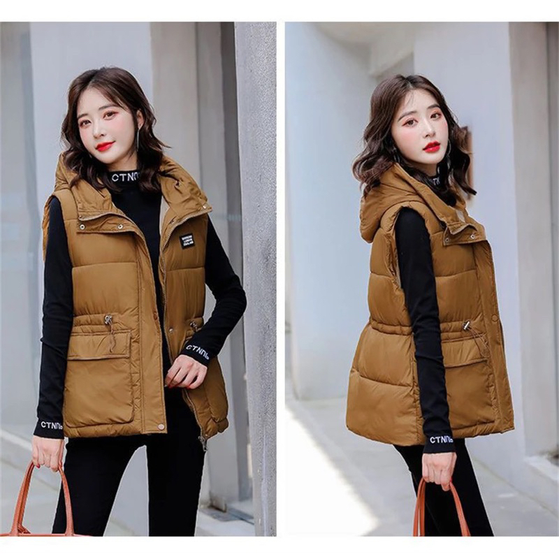 Rompi Mantel Wanita Musim Dingin/ Jaket Winter Rompi Wanita Korea