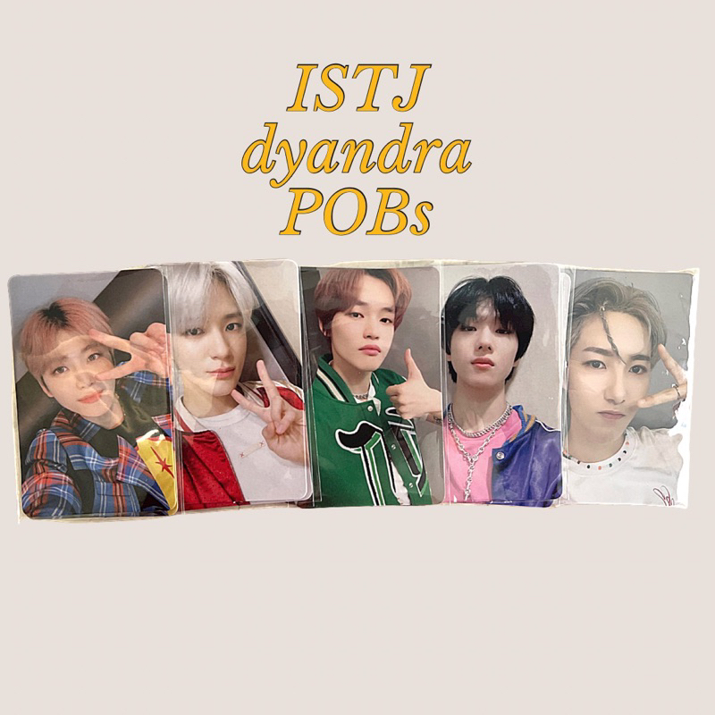 [READY STOCK] Photocard/PC NCT Dream POB ISTJ Dyandra Fansign JAEMIN, JENO, CHENLE, RENJUN, JISUNG