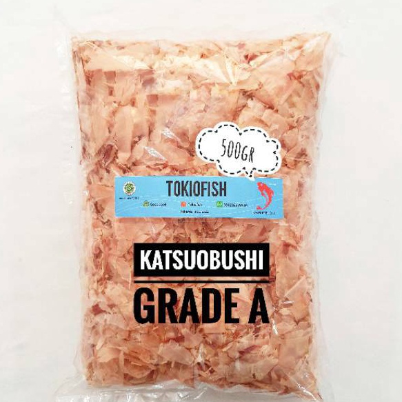 

modelTipe AYJ024 Katsuobushi Tokiofish NETT 500gr Export Quality (Grade A)
