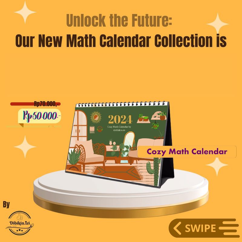 

Kalender Matematika 2024 (Cozy Math Calender 2024)