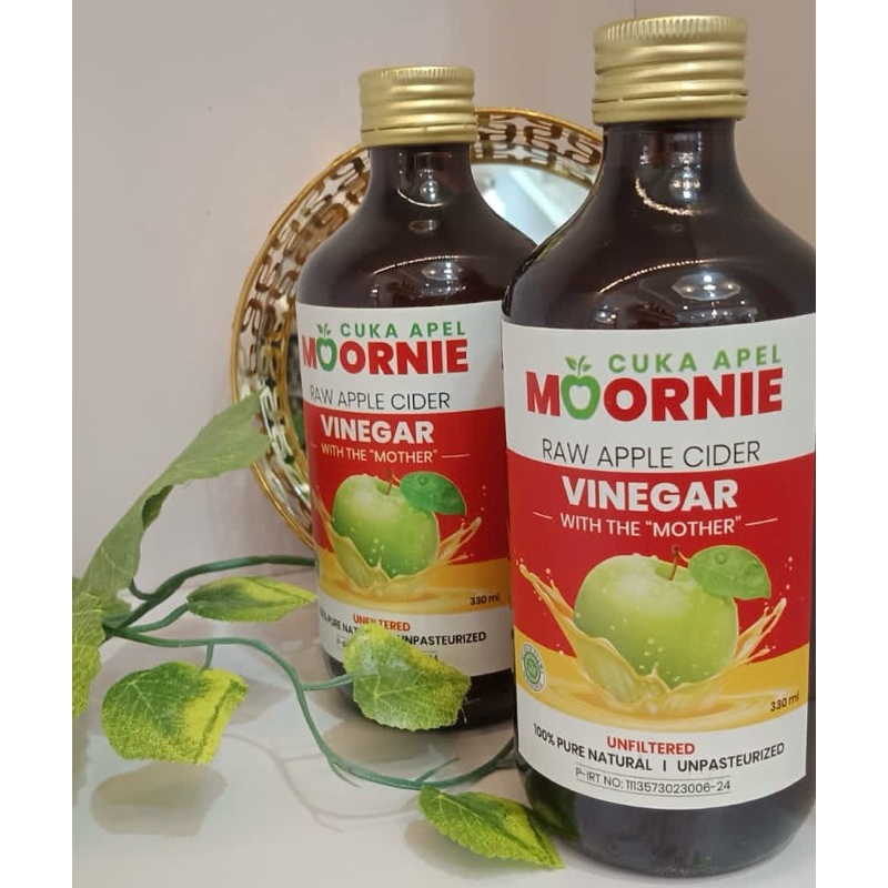 

Cuka Apel Moornie 330ml Rew Apple Cider Vinegar original Tahesta Halal