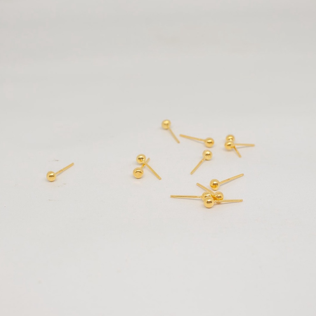 HARGA GROSIR Anting bayi emas model giwang / pelenis / tusuk bulat kadar 300 