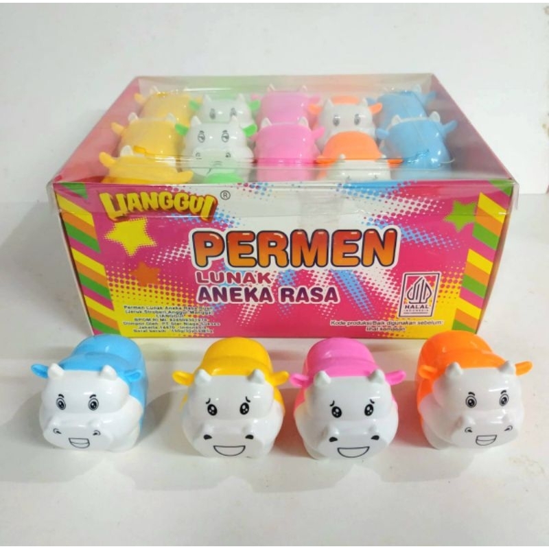 

Permen Cemilan Snack Lunak Roll Sapi Cow Aneka Rasa Buah Mainan Anak Murah (isi 30 pcs)