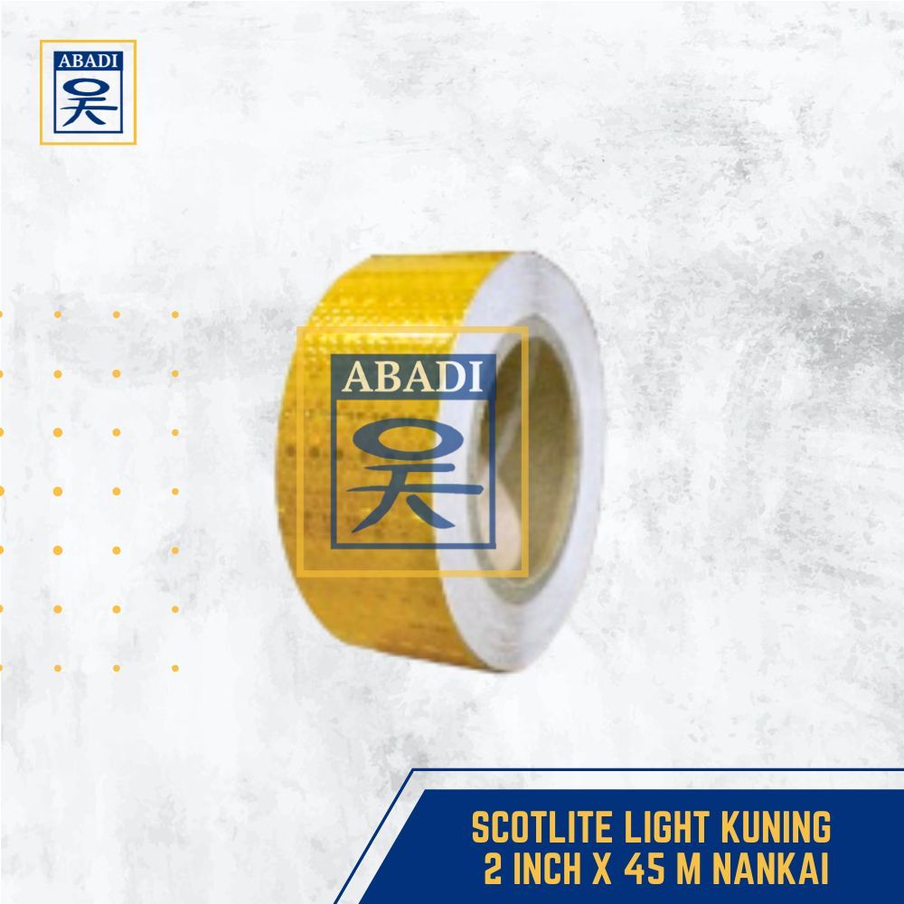 

SCOTLITE LIGHT KUNING PER 1 ROLL 2 INCH X 45 M NANKAI