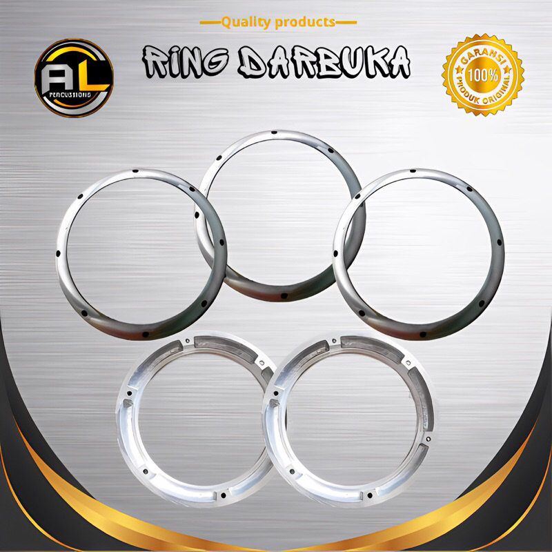RING/RIM DARBUKA CALTI - TUTUP DARBUKA ALUMUNIUM COR