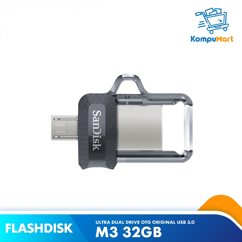 Flashdisk Sandisk Dual Drive (OTG) 32GB M3.0 G46 / fd otg micro 32gb