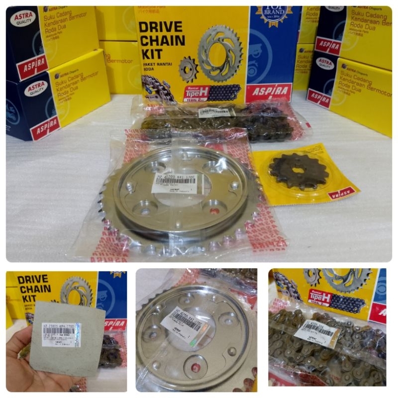 Paket Gear Set ASPIRA K41 HONDA SUPRA X 125 FI