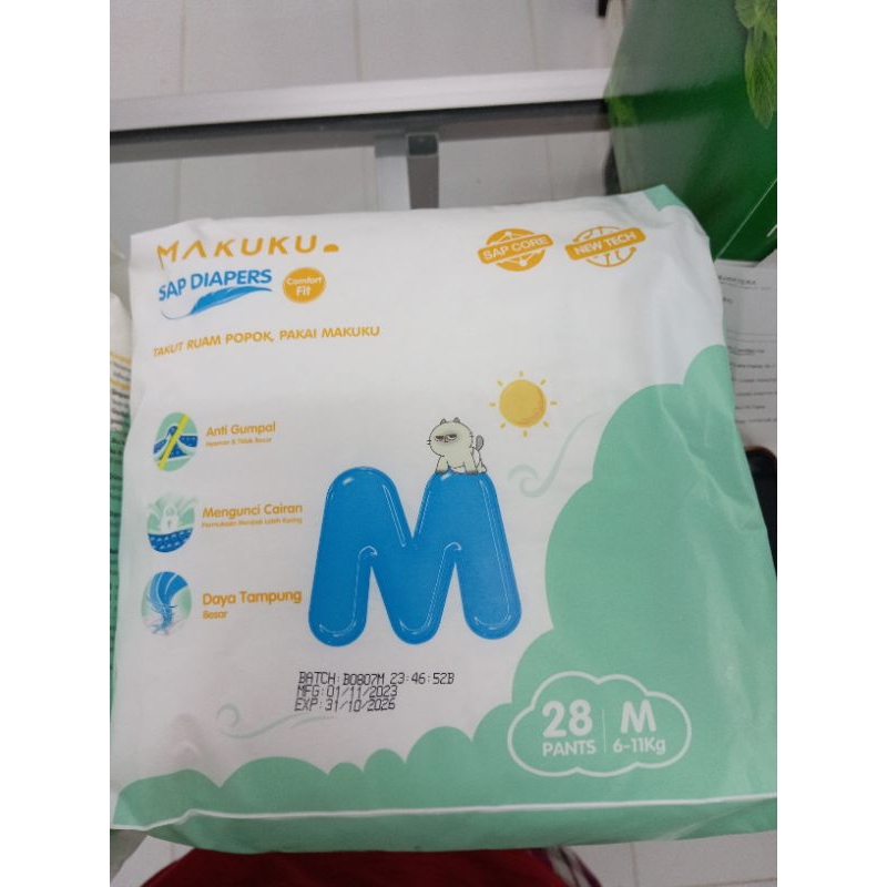 Popok Bayi MAKUKU Pants M 28