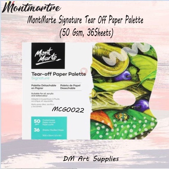 

Mont M Signature Tear Off Paper Palette (50 Gsm, 36Sheets)