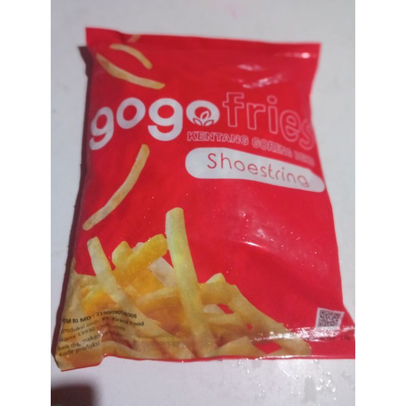 

GOGO FRIES SHOESTRING 1KG / KENTANG GORENG BEKU