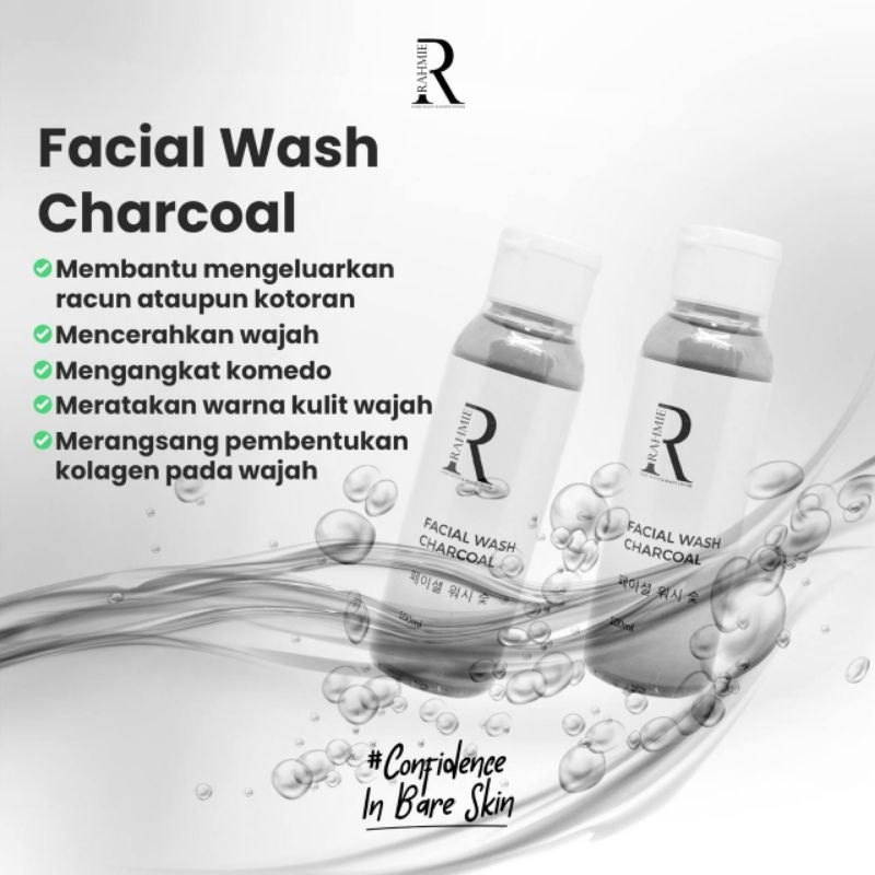 Rahmie Clinic Charcoal Facial Wash