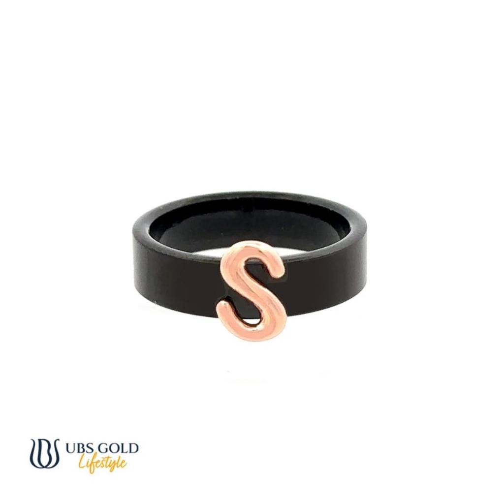 Cincin keramik huruf kadar 375 8k