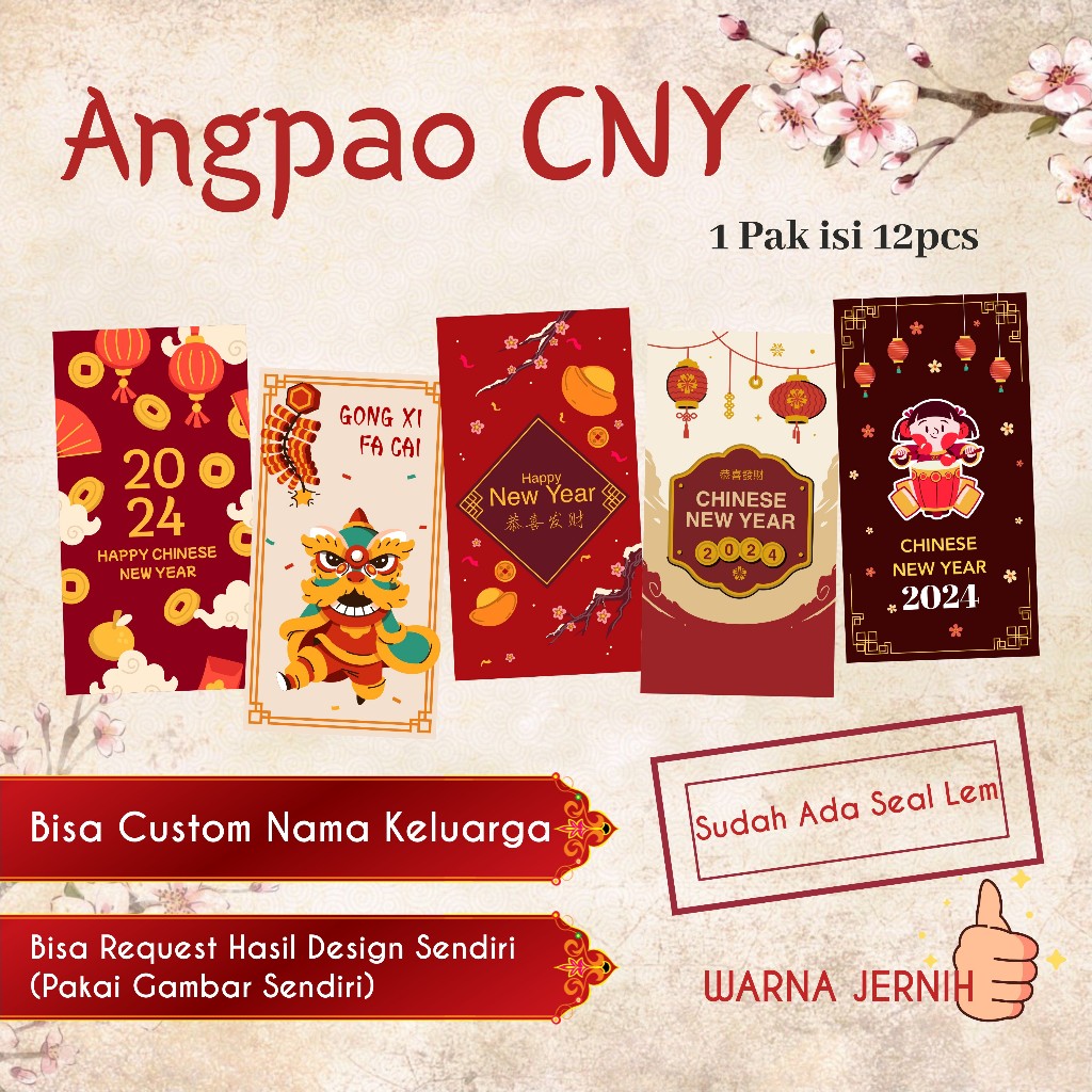 

[1] ANGPAO/AMPLOP IMLEK CHINESE NEW YEAR HASIL CETAKAN JERNIH DAN TAJAM