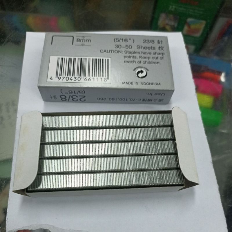 

Isi Staples untuk Gun Tacker KW TRIO 8 mm 23/8 etona for KW TRIO