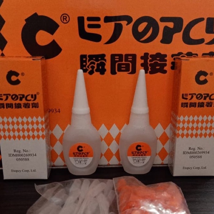 

Stok terbatas - [50pcs] lem C korea / lem power glue / lem serba guna