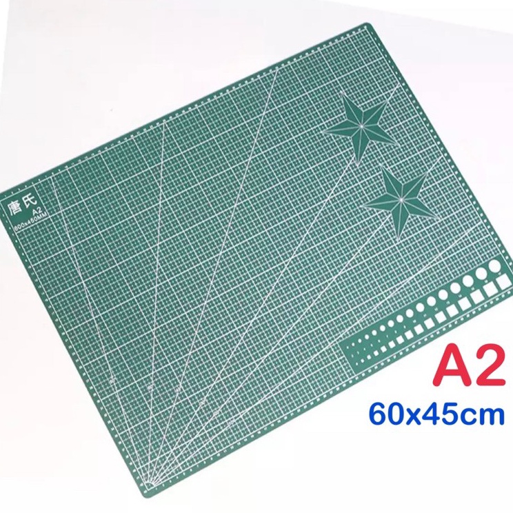 

Sale A2 PVC Cutting Mat Cutting Pad Board Double sided DIY Tool Cutting Board Papan Potong Kulit