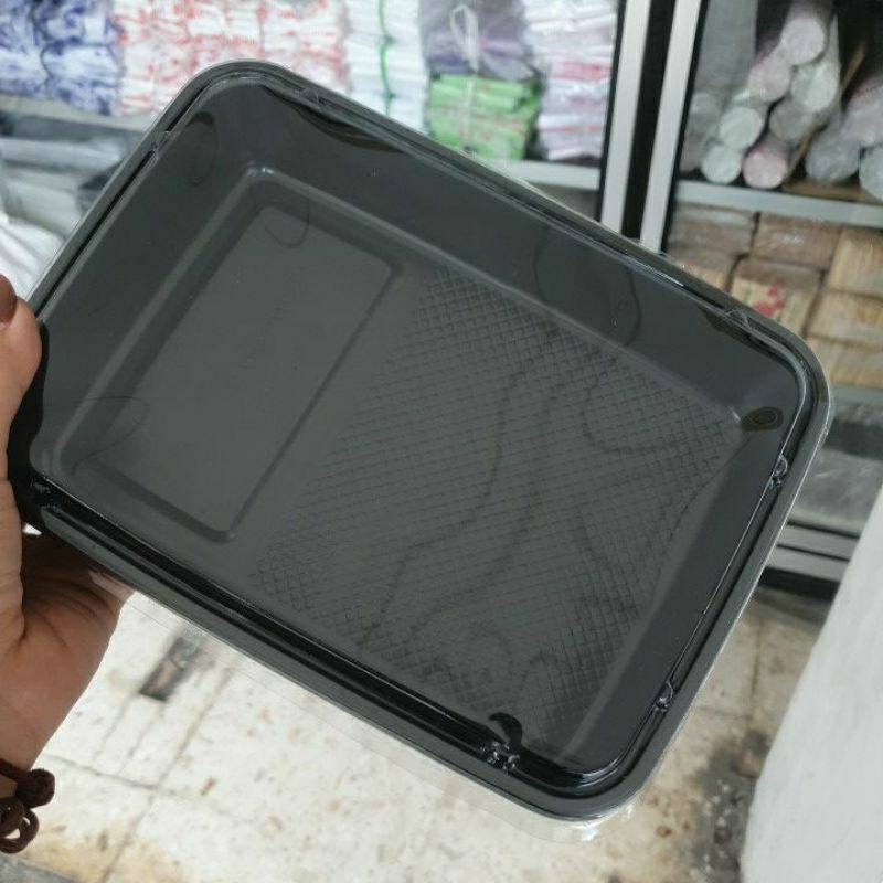 Mika Bento Tanpa Sekat Box Bento Hitam