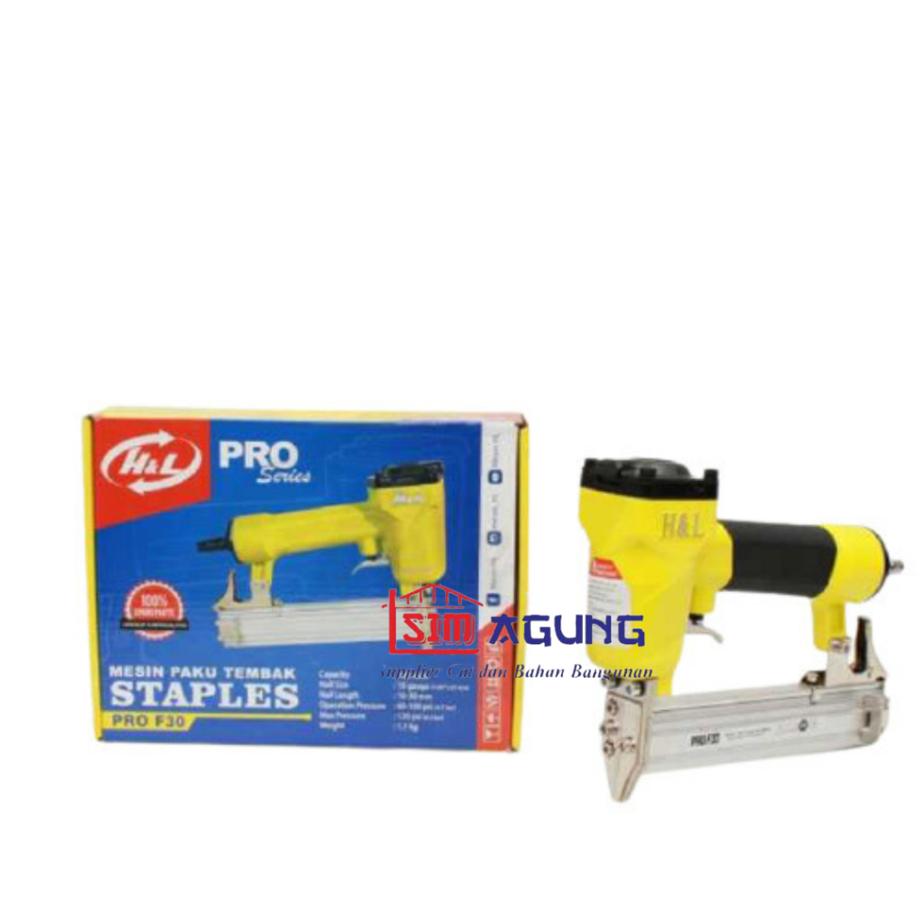 

MESIN PAKU STAPLES TEMBAK PRO F-30 H&L