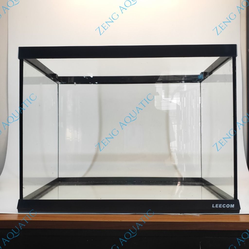 Aquarium 60 CM Leecom SET Kaca Tebal Aquarium Full Set Lampu dan Filter