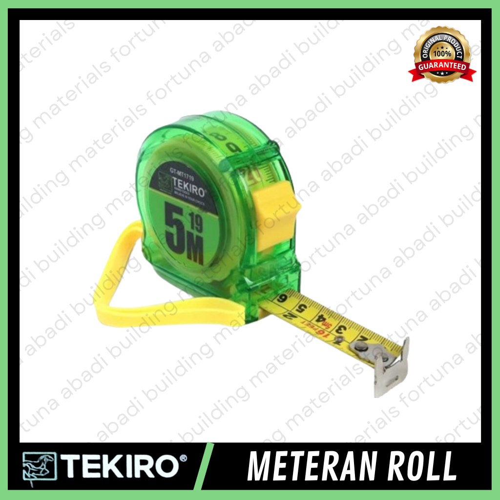 Meteran Roll 5 meter Tekiro Meteran Tukang