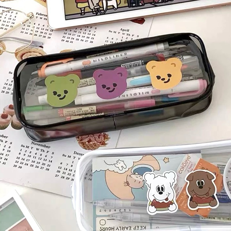 

MonMor | Transparent bnw pencil case