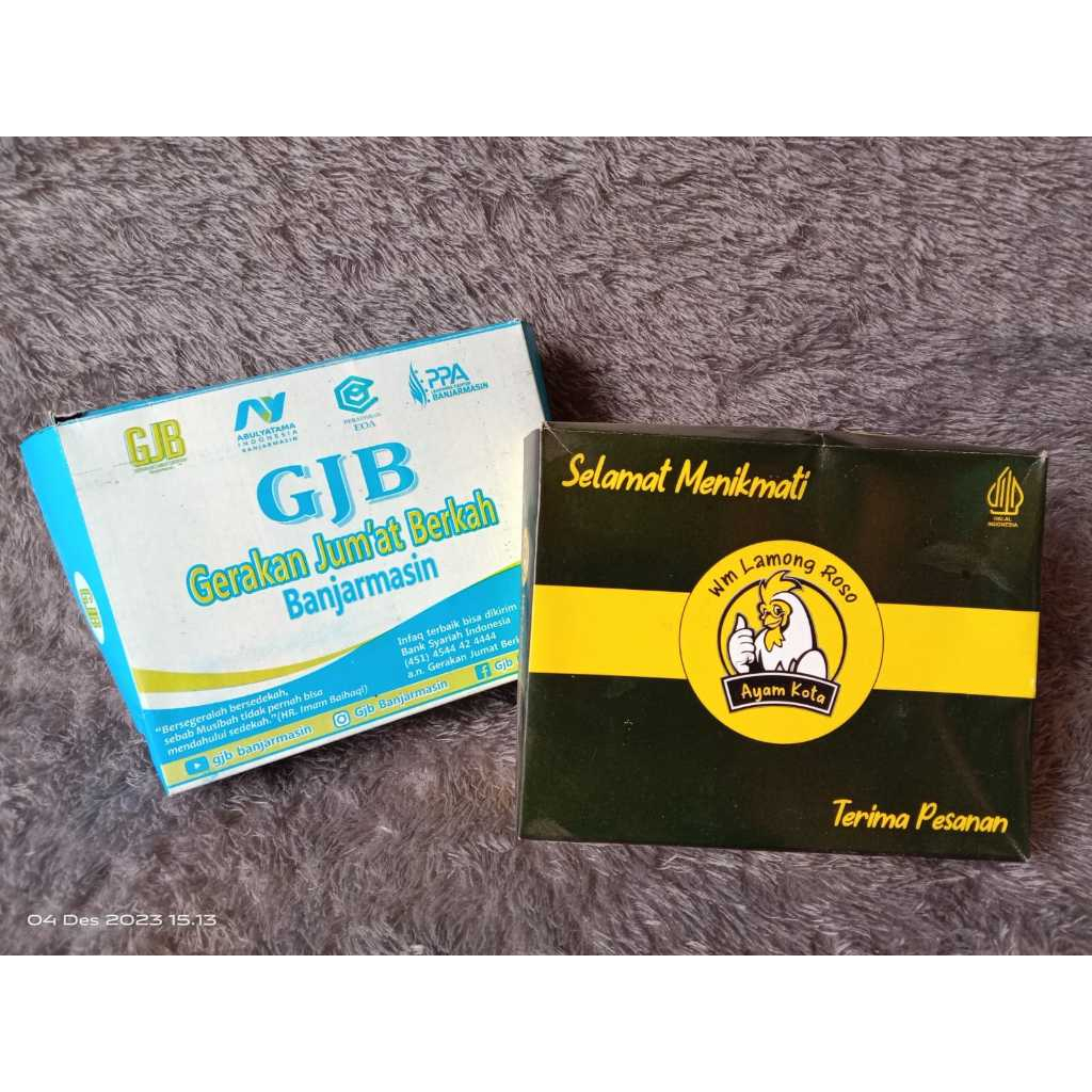 

Kotak Nasi Ukuran R6 (Bisa Custom)