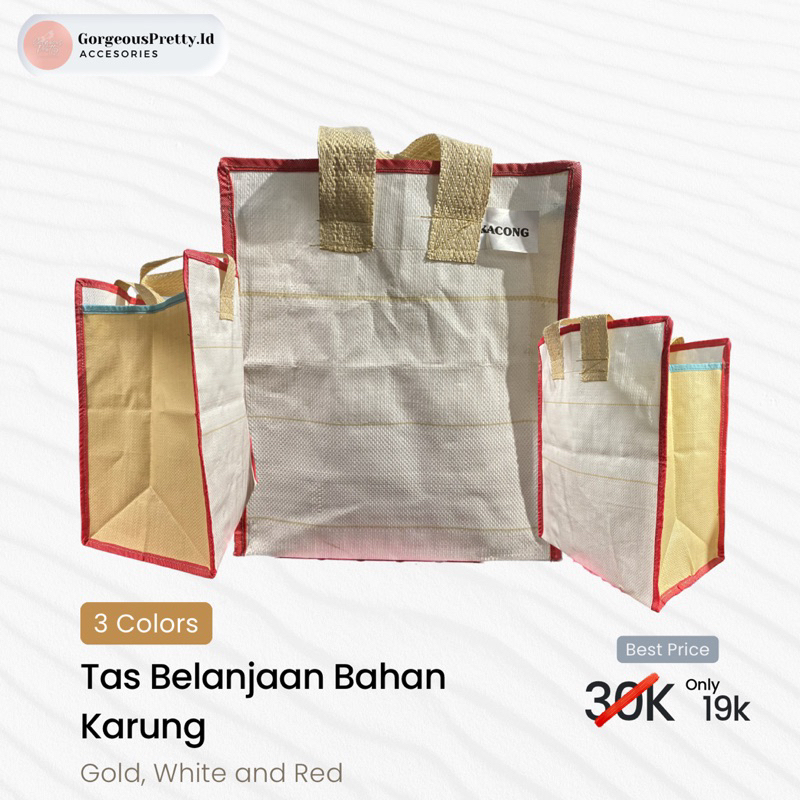 Tas Pasar Bahan Plastik Karung Ukuran Besar