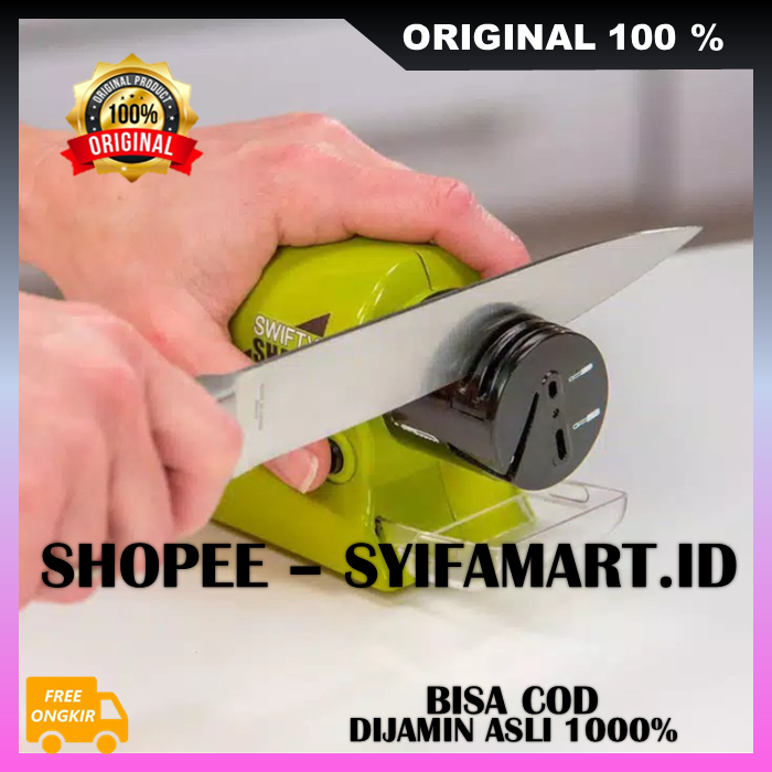 Asahan Pisau Gerinda Otomatis Alat Pengasah Pisau Gunting Obeng Elektrik 100% ORIGINAL