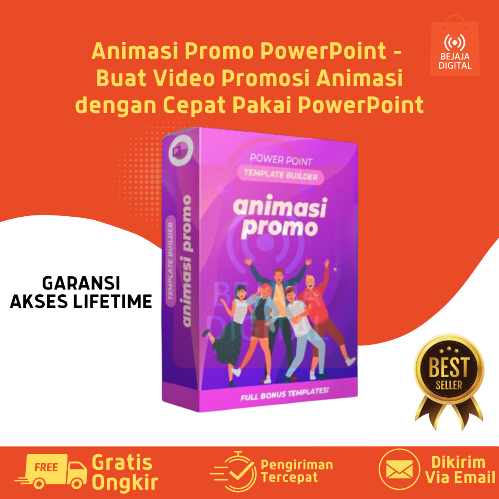 Animasi Promo PowerPoint - Buat Video Promosi Animasi dengan Cepat Pakai PowerPoint