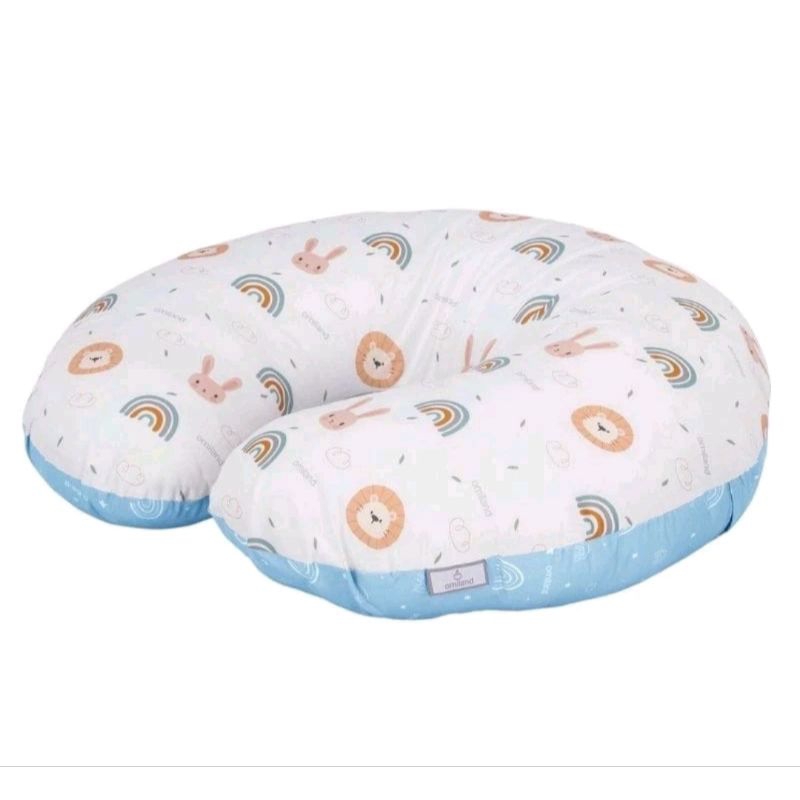 Bantal ibu menyusui Omiland motif pelangi/Rainbow